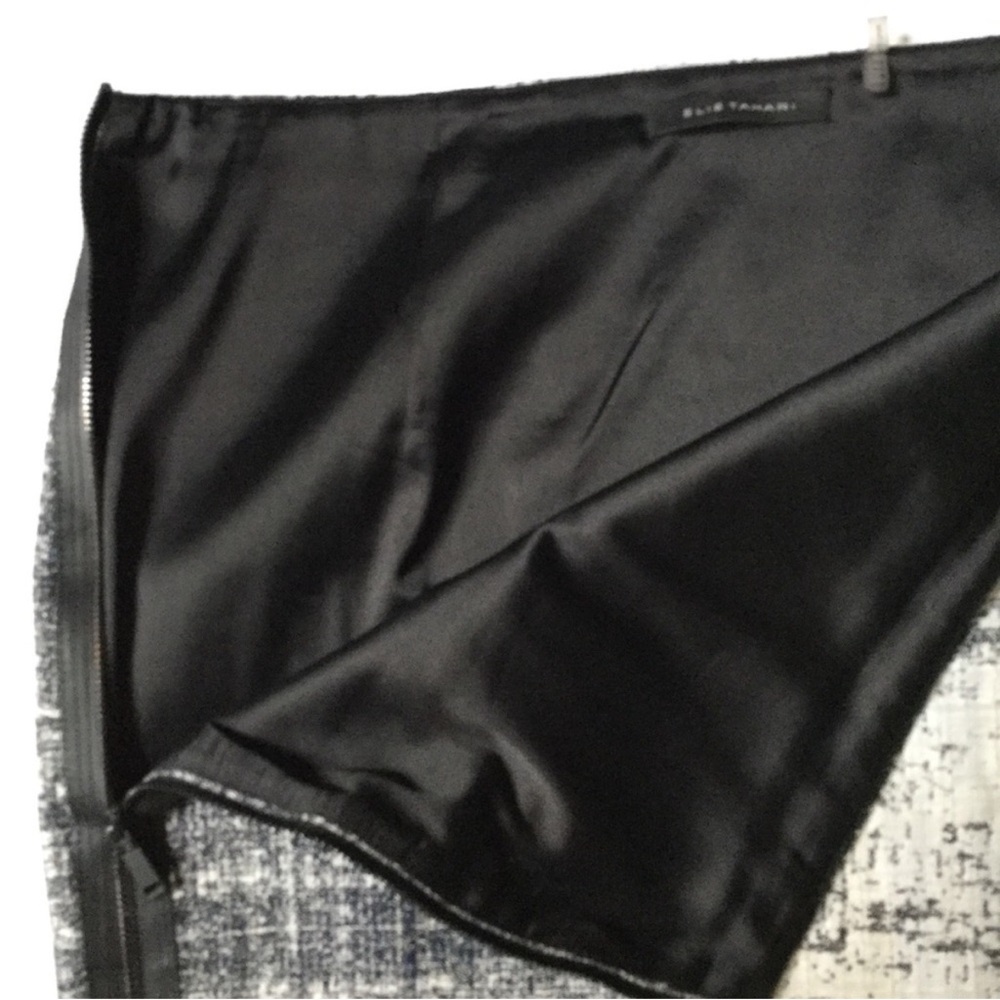 Elie Tahari Abstract Jacquard Mini Skirt. Size 10 - Picture 5 of 8